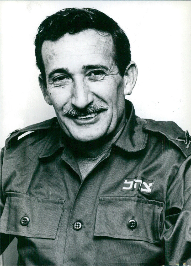 Israeli Service Chiefs: Brig.-Gen. Ephraim Poran - Vintage Photograph