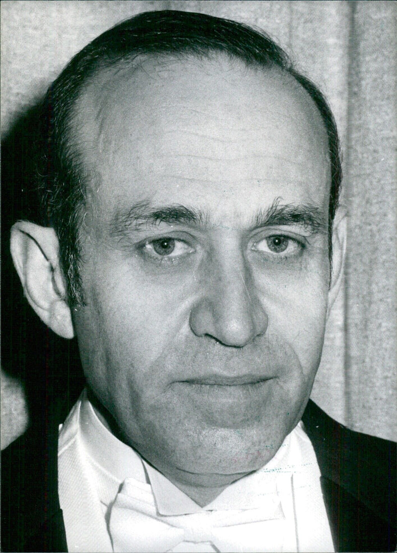 Shlomo Argov, Israeli Ambassador to Great Britain - Vintage Photograph