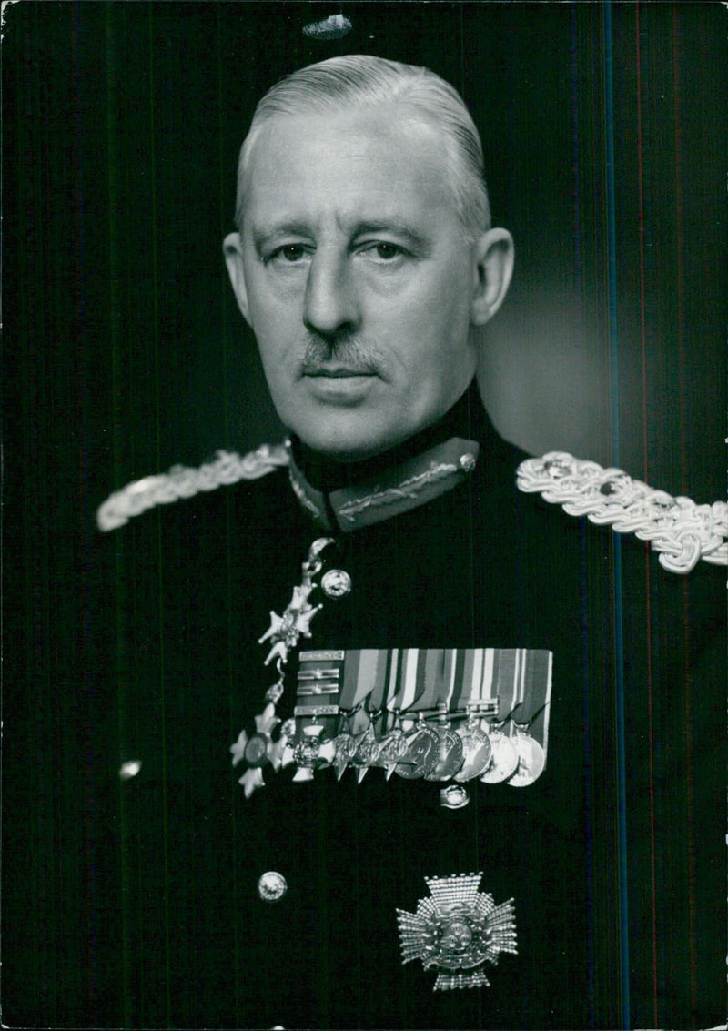 Lieutenant-General Sir Campbell Richard Hardy, K.C.B. DAS OB Commandant General, Royal Marines - Vintage Photograph