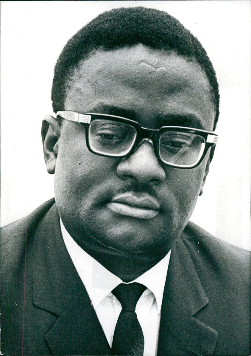 Ghanaian Politicians: R. S. AMEGASHI E Commissioner for Industries in the Government which seized power and dismissed the Nkrumah administration in 1966. - Vintage Photograph