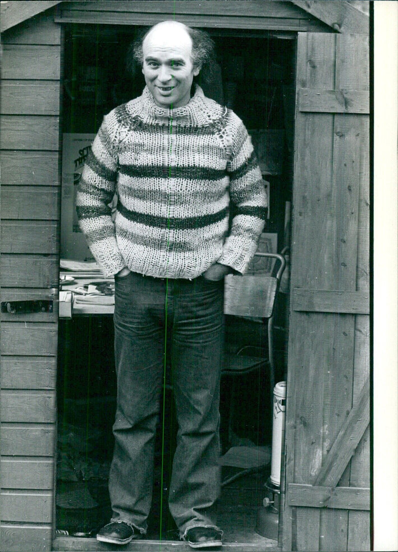 British Playwright Ken Campbell - Vintage Photograph