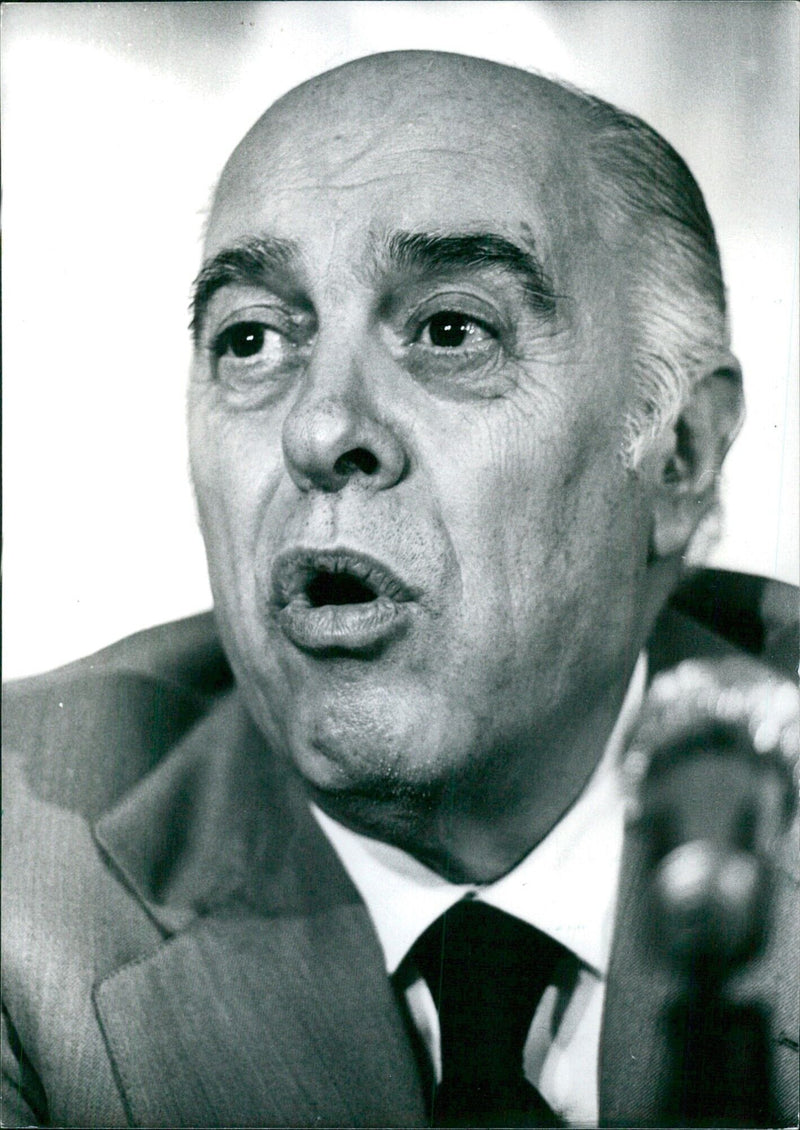 French Film Producer Carlo Ponti - Vintage Photograph