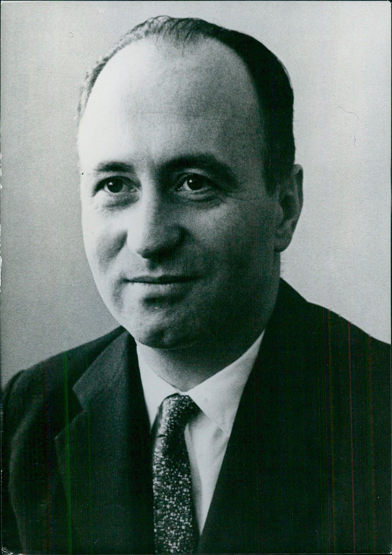 Hungarian diplomat KAROLY CSATORDAY, Permanent Representative of Hungary to the United Nations since January 1961. - Vintage Photograph