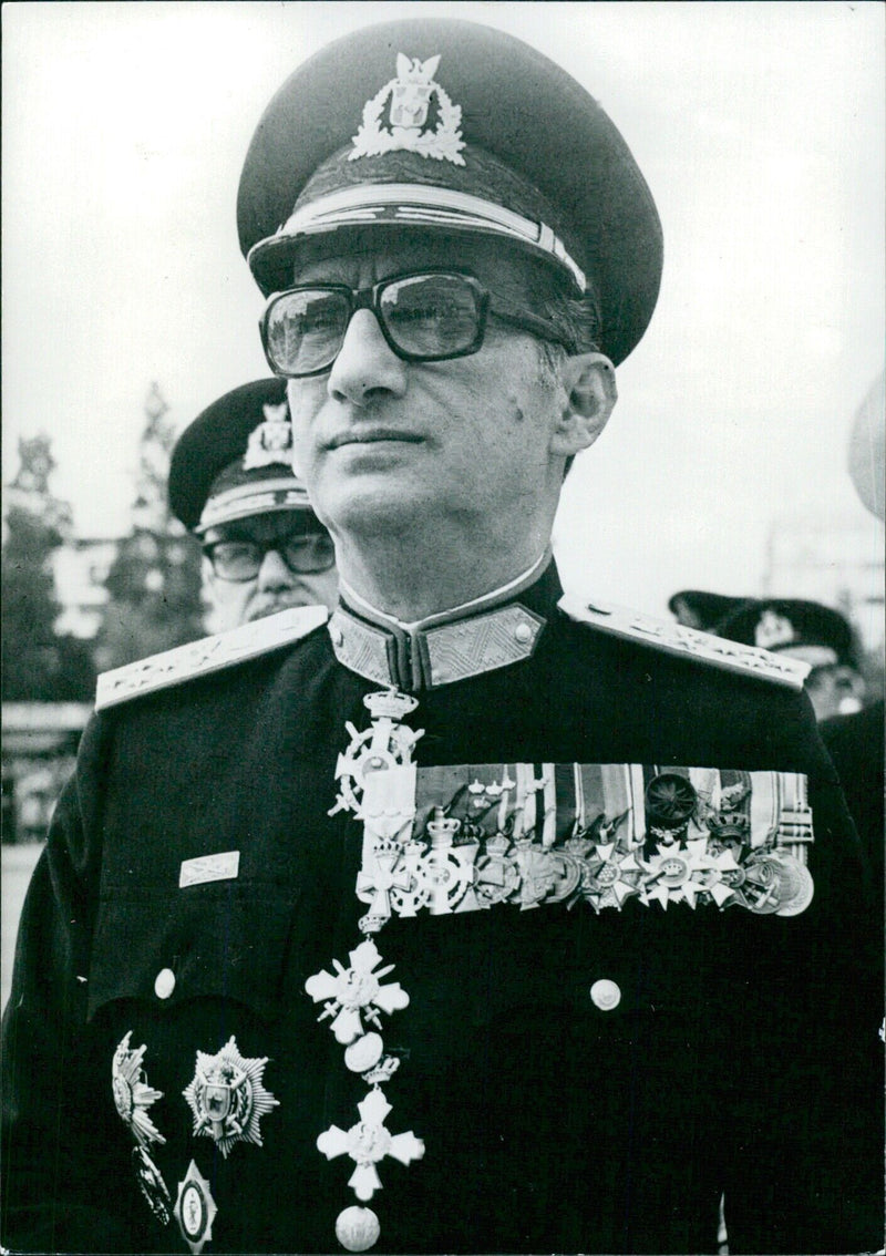 GENERAL DIONISIOUS ARMPUZIS, Chief of the Greek Armed Forces since November 1974. - Vintage Photograph