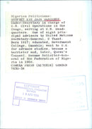 Nigerian Politician Godfrey K10 Jaja Amachree, Under-Secretary in charge of U.N. Civil Operations in the Congo, serving at U.N. Headquarters. - Vintage Photograph