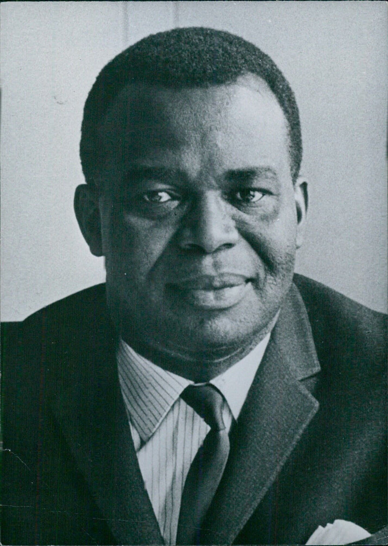 Nigerian Politician Godfrey K10 Jaja Amachree, Under-Secretary in charge of U.N. Civil Operations in the Congo, serving at U.N. Headquarters. - Vintage Photograph