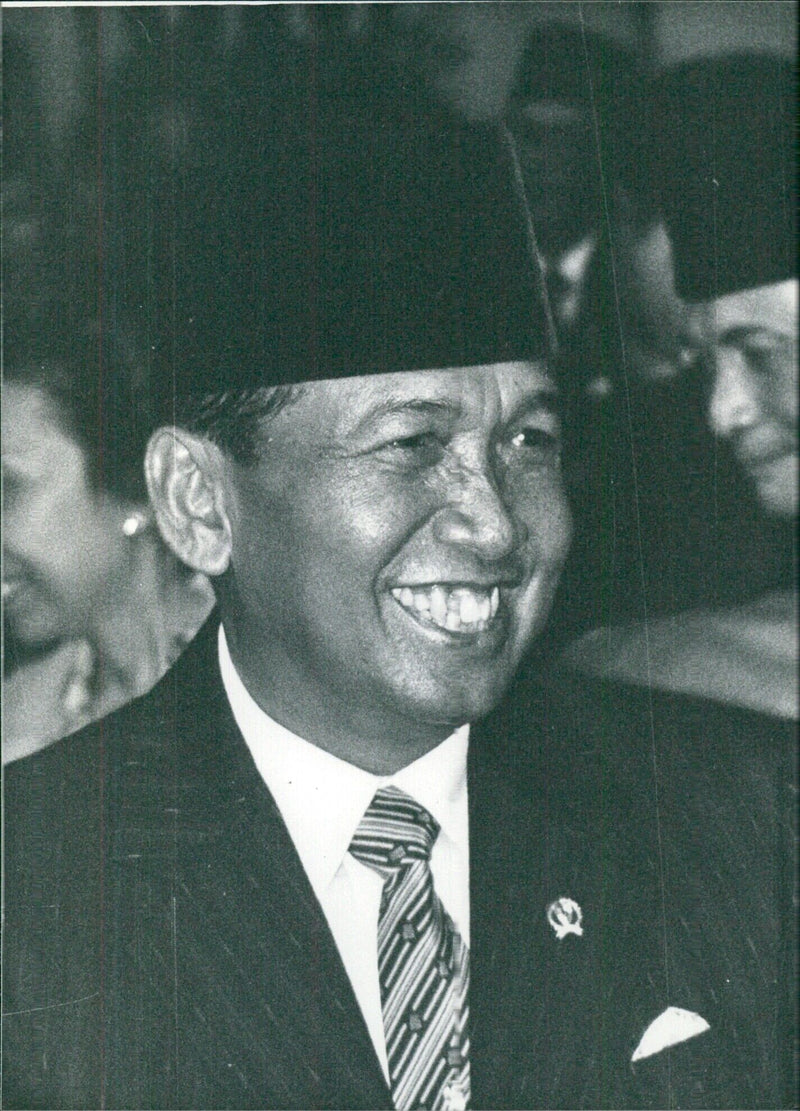 General Poniman, Indonesia's Minister for Defence - Vintage Photograph