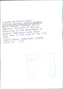 Captain Gustavo Jarrin Ampudia, Minister of Natural Resources in the Government of General Rodriguez Lara - Vintage Photograph