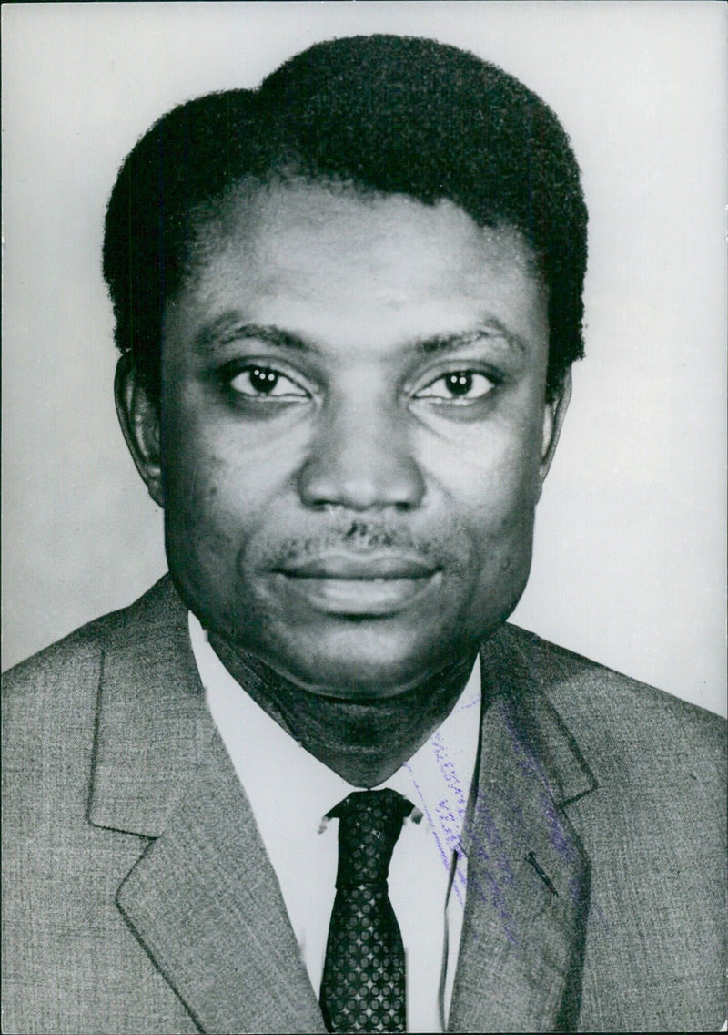 G.D. AMPAW, Minister of Health of Ghana since 1969 - Vintage Photograph