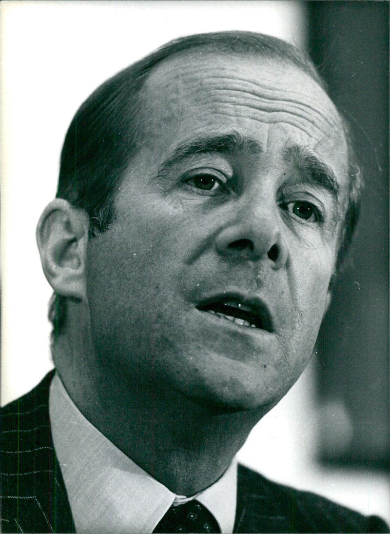 Jean-François Poncet, French Minister of Foreign Affairs - Vintage Photograph