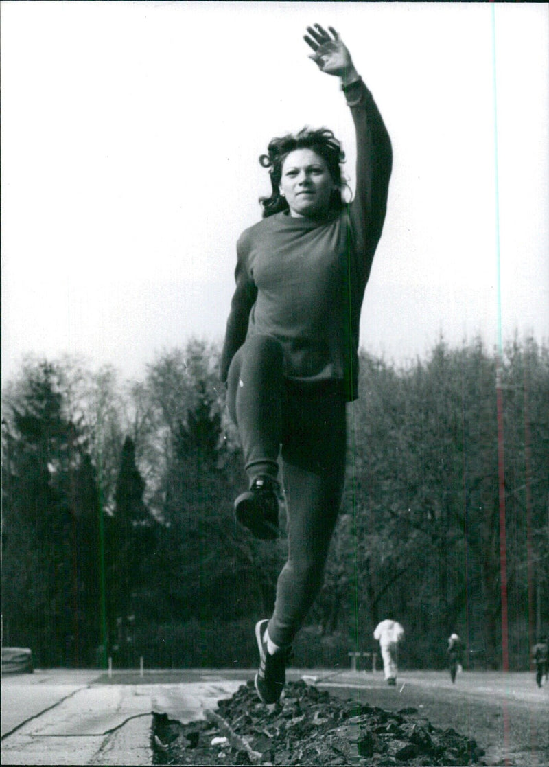 Romanian Athlete Anisoara Cusmir - Vintage Photograph