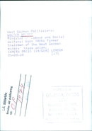 Walter Arendt, Minister of Labour and Social Welfare - Vintage Photograph