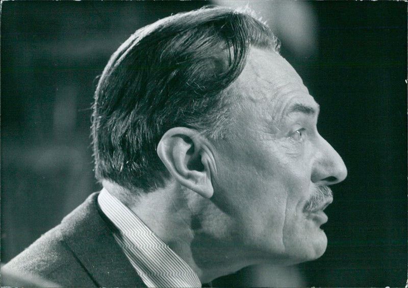 British Politician Enoch Powell - Vintage Photograph