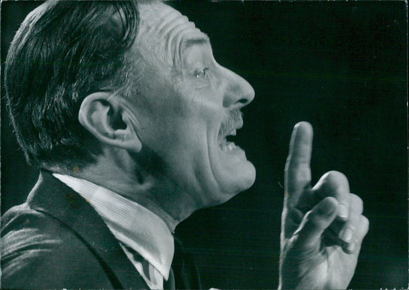 British Politician Enoch Powell - Vintage Photograph