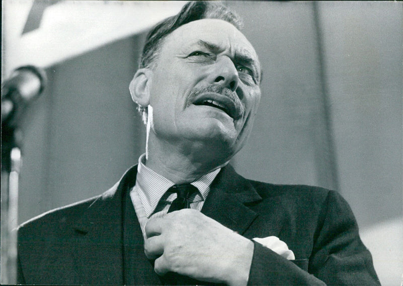 British Politician Enoch Powell - Vintage Photograph