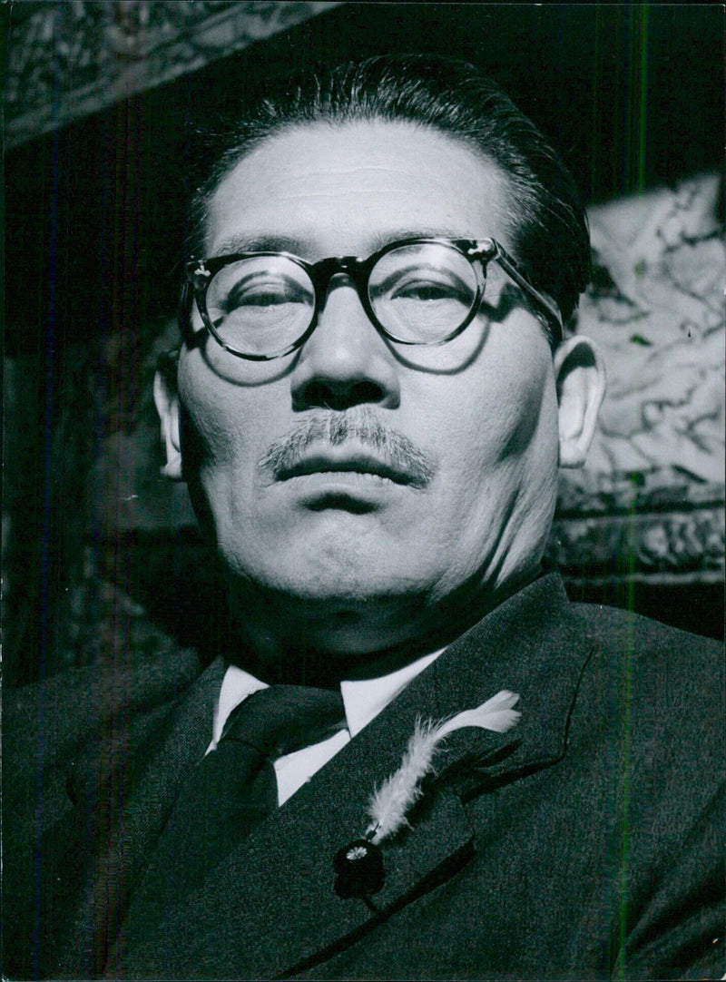 Japanese Politician INEJIRO ASANUMA - Vintage Photograph