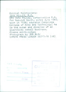 British Politicians: JOHN POWLEY, M.P. - Vintage Photograph