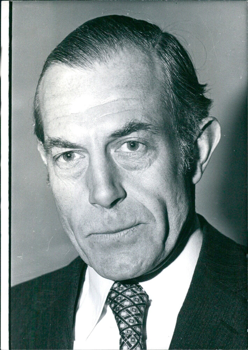 British Diplomats: JOHN POWELL-JONES. CMG British Ambassador to Senegal and, concurrently, non-resident Ambassador to Guinea, Mali and the Islamic Republic of Mauritania and Guinea-Bissau, from January 1976 - Vintage Photograph