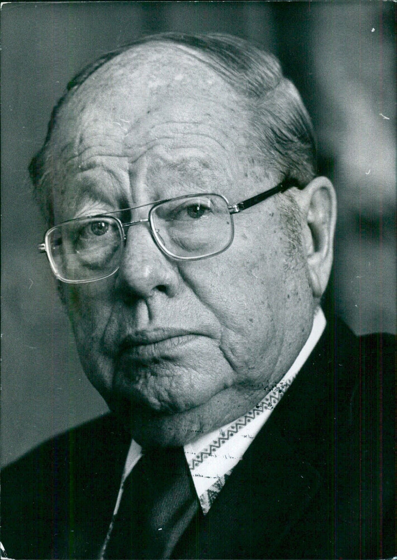 SENATOR CARL T. CURTIS - Vintage Photograph