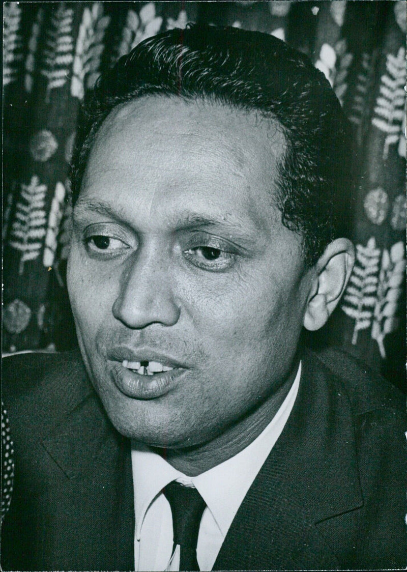 PIERRE RAFAZY ANDRIAMIHAINGO, Ambassador of Madagascar to London - Vintage Photograph