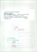 Iranian Politicians: Ahmad Azizi - Vintage Photograph