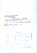 Yugoslav Politician DOBROSAV CULAFIC - Vintage Photograph