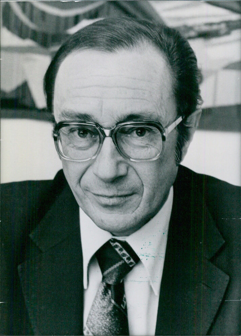 Pierre Aubert, President of the Swiss Confederation - Vintage Photograph