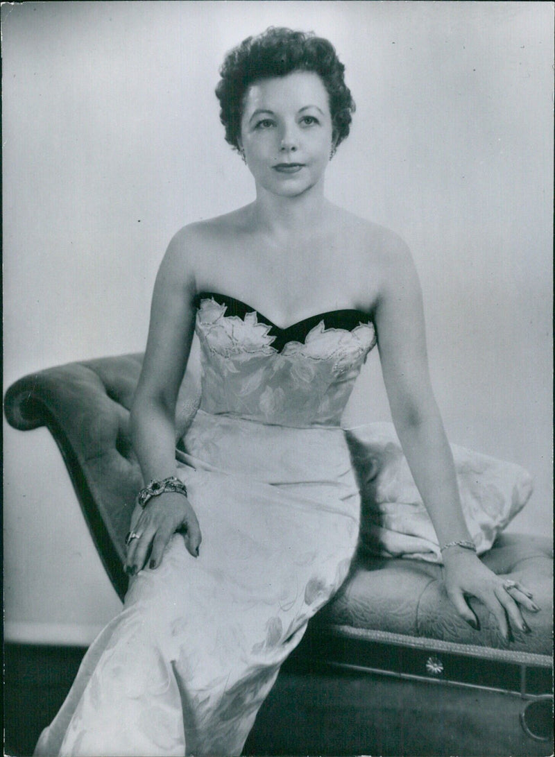 MRS. ROBERT B. ANDERSON, Wife of the U.S. Deputy Secretary of Defence - Vintage Photograph