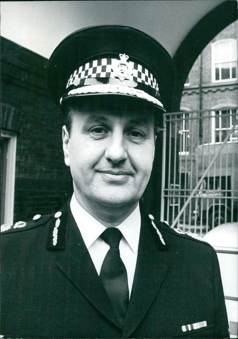 British Police Chiefs: JAMES ANDERTON Chief Constable of Greater Manchester - Vintage Photograph