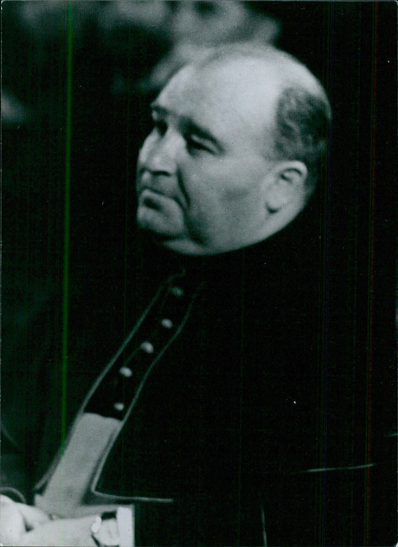 Hungarian Cleric Dr. József Cserháti - Vintage Photograph