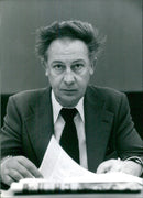 Claude Poperen, member of the French Communist Party Politburo - Vintage Photograph