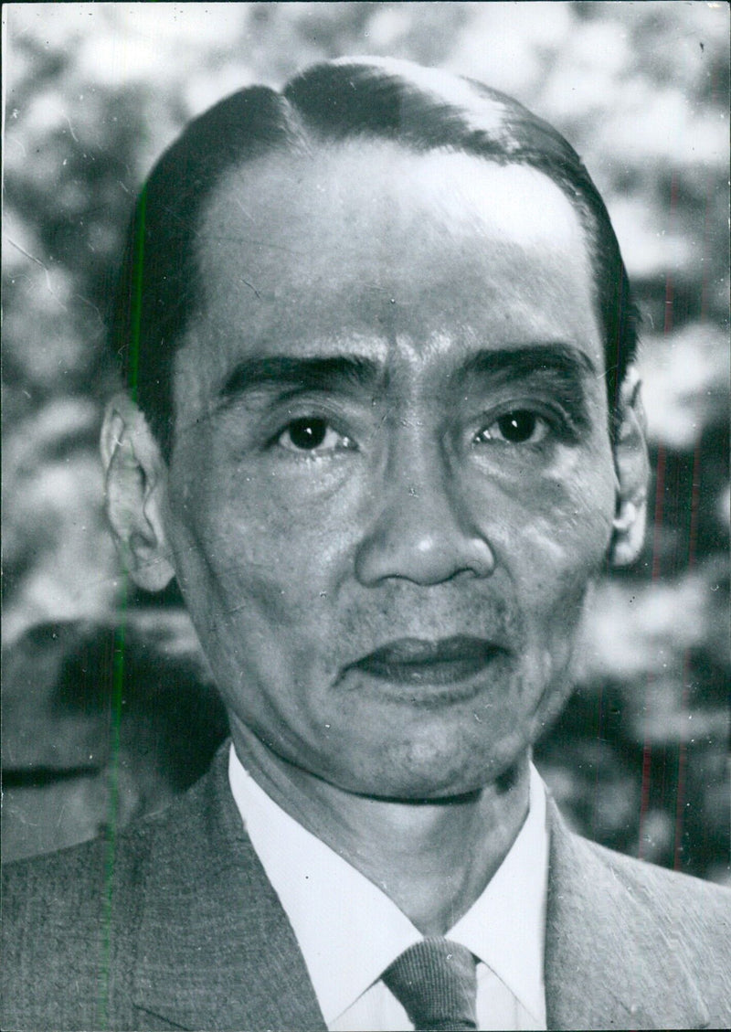 NGUYÊN THÀNH CUNG, Secretary of State at the Presidency in the South Vietnam Government formed after the army coup in November 1963. - Vintage Photograph