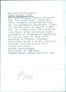 British Politician Enoch Powell - Vintage Photograph