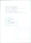 Fikry Makram Ebied, Deputy Premier of Egypt - Vintage Photograph