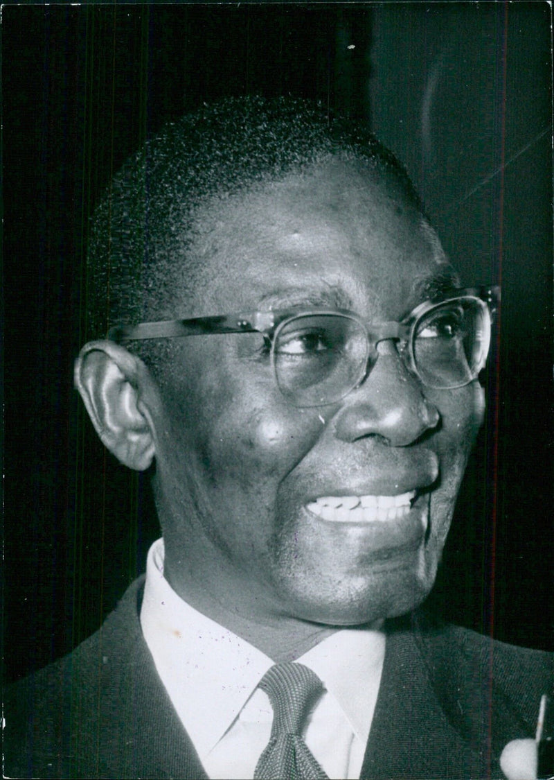 DR. THE HON. NNAMDI AZIKIWE Premier and Minister of Internal Dr. Affairs, Eastern Nigeria. - Vintage Photograph