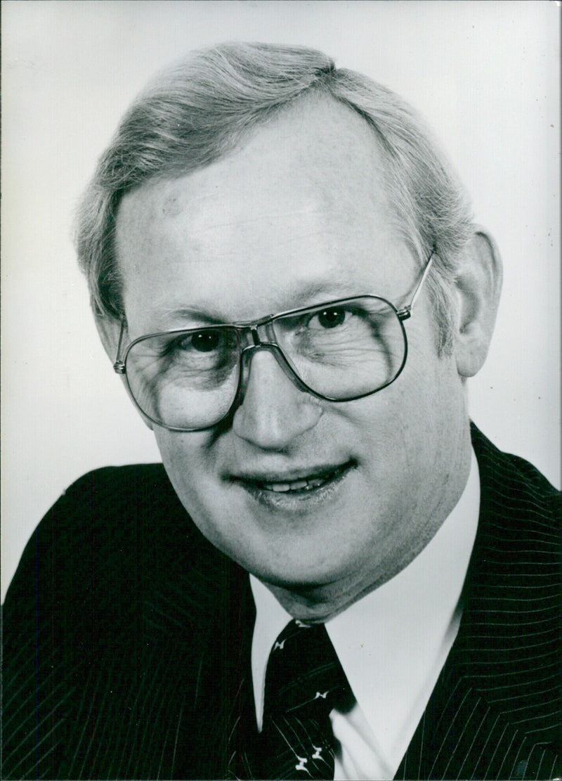 Frans Andriesen, Member of the Commission of the European Economic Communities (EEC), since 1981. - Vintage Photograph