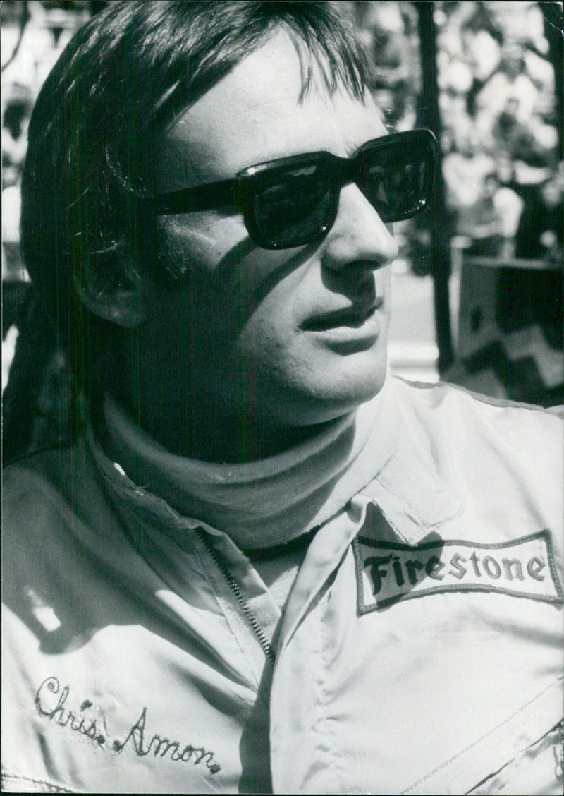 Chris Amon, Firestone R.61 New Zealand Racing Drivers: CHRIS AMON - Vintage Photograph