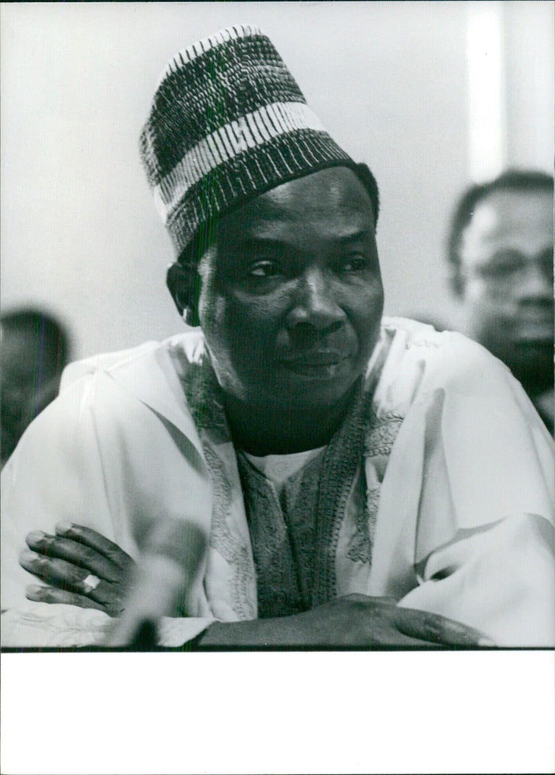 Nigerian Politicians: Prof. ISHAYA AUDU OPS - Vintage Photograph