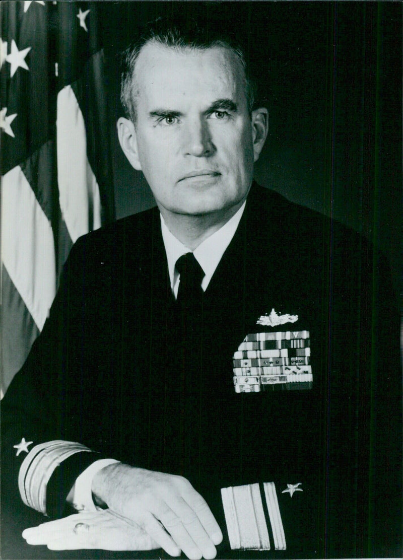 U.S. Service Chiefs: Rear-Adm. Peter K. Cullins - Vintage Photograph