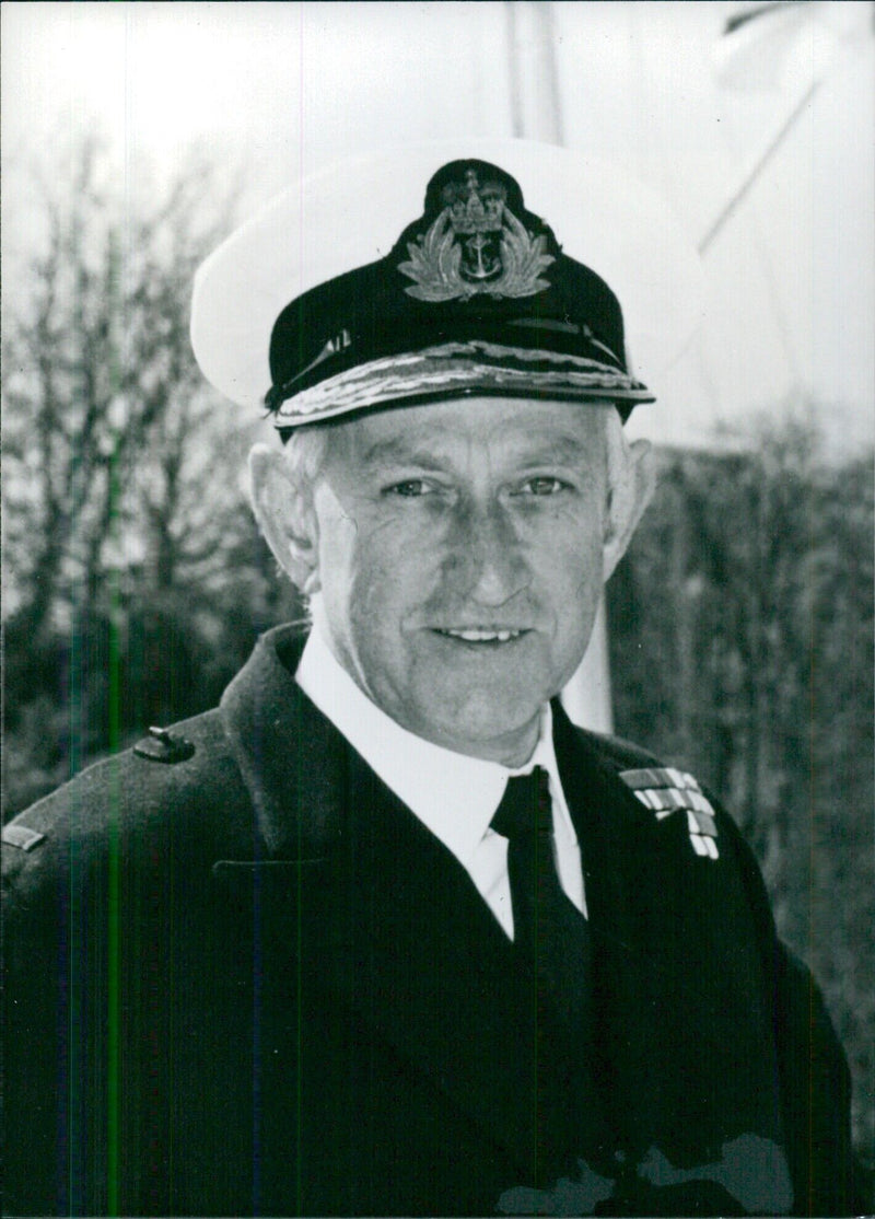 British Service Chiefs: Adm. Sir JAMES EBERLE OPS - Vintage Photograph