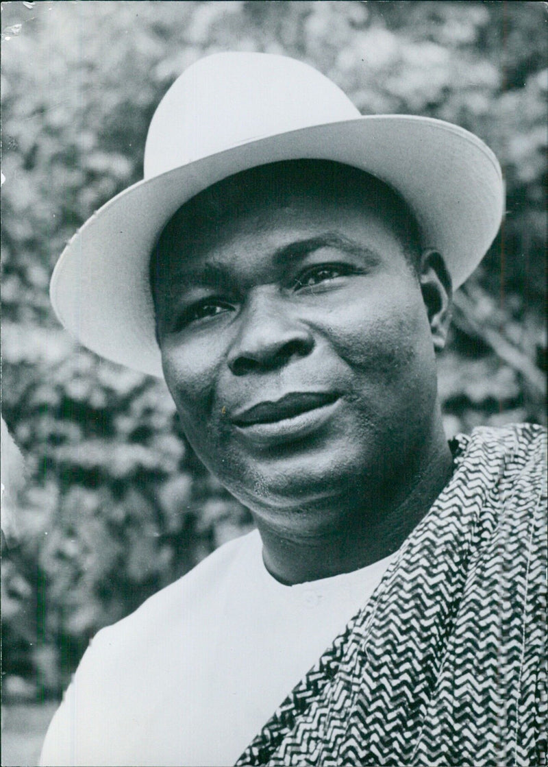 Nigerian Politician Festus Okotie Ebeh, Minister of Finance - Vintage Photograph