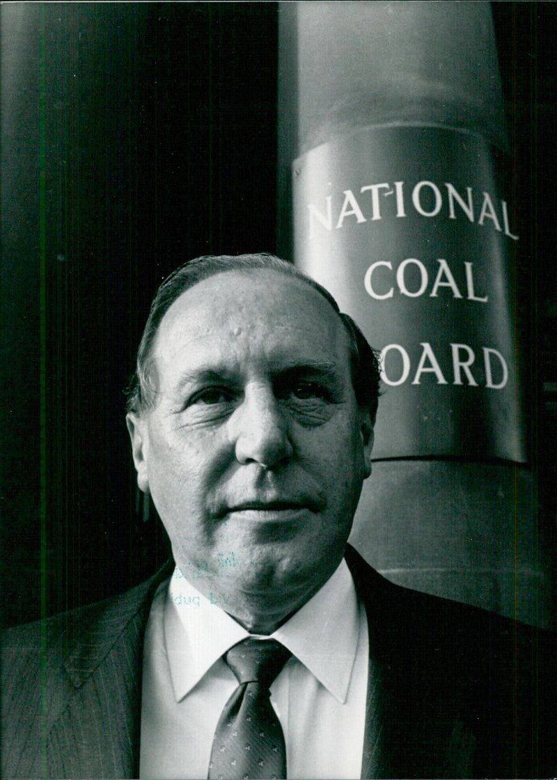 British Mining Executives: Michael Eaton, Chief Spokesman for the National Coal Board (NCB) - Vintage Photograph