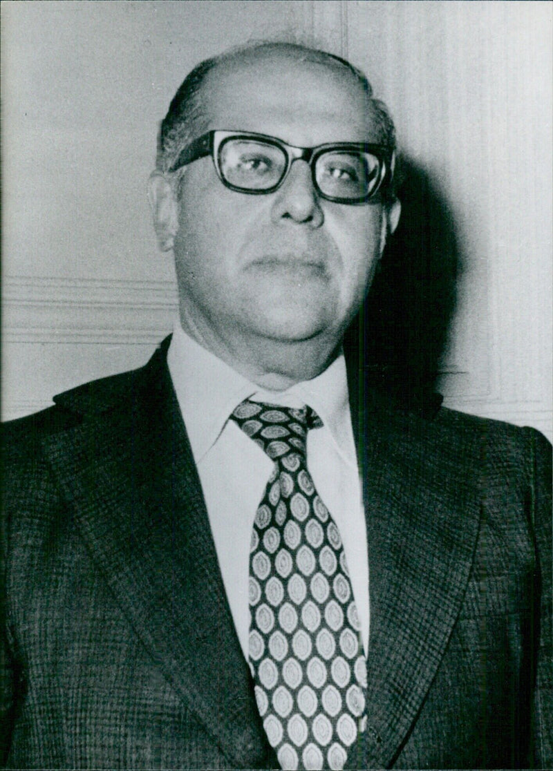 Roberto Ortiz Avalos, El Salvador's Minister of Economy - Vintage Photograph