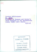 DR. AMINI Minister of Finance and Persia's chief delegate in oil discussions - Vintage Photograph