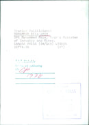 MOHAMMAD REZA AMIN OPS Mahommad Raza, Iran's Minister of Industry and Mines. - Vintage Photograph