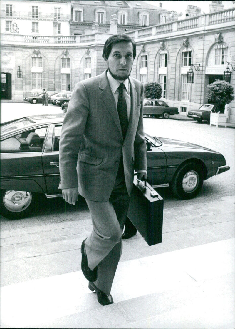 JEAN AUROUX OPS Jean Auroux, France's Minister of Labour - Vintage Photograph