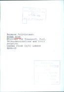 Burmese Politician Bohmu Aung - Vintage Photograph