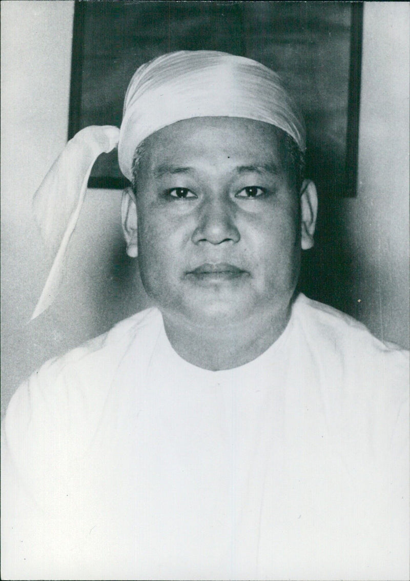 Burmese Politician Bohmu Aung - Vintage Photograph