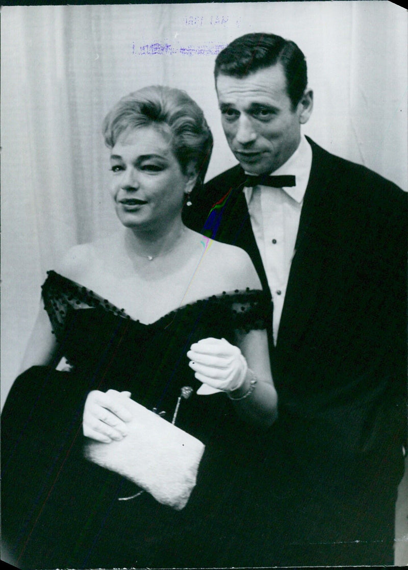 Yves Montand and Simone Signoret - Vintage Photograph