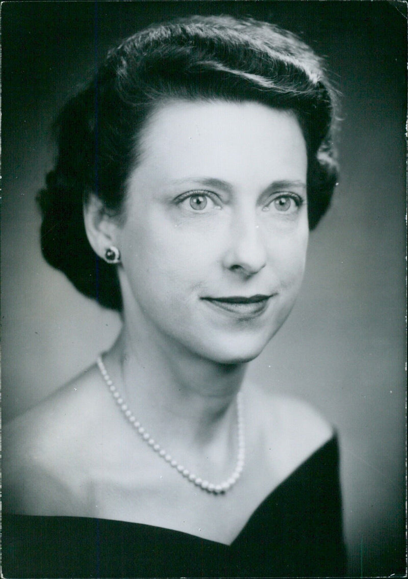 MRS. HALE BOGGS, President of the Woman's National Democratic Club - Vintage Photograph